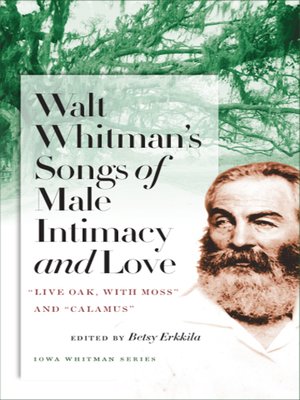 cover image of Walt Whitman's Songs of Male Intimacy and Love